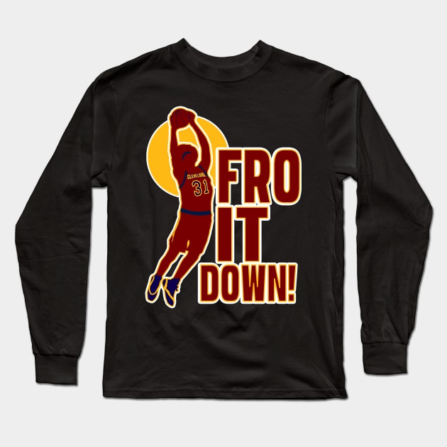 Fro It Down! Long Sleeve T-Shirt by GDanArtist